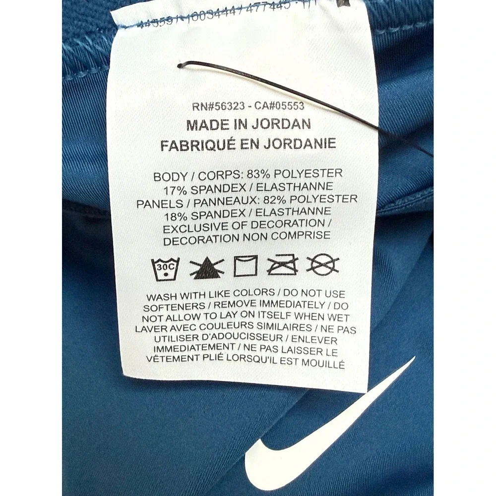 Nike Pro Women's‎ High Rise 7/8 length Training Tight Fit Leggings Blue Sz M NEW